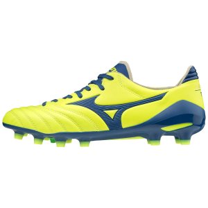 Mizuno Morelia Neo II Japan Mens Football Boots Canada - Yellow/Blue